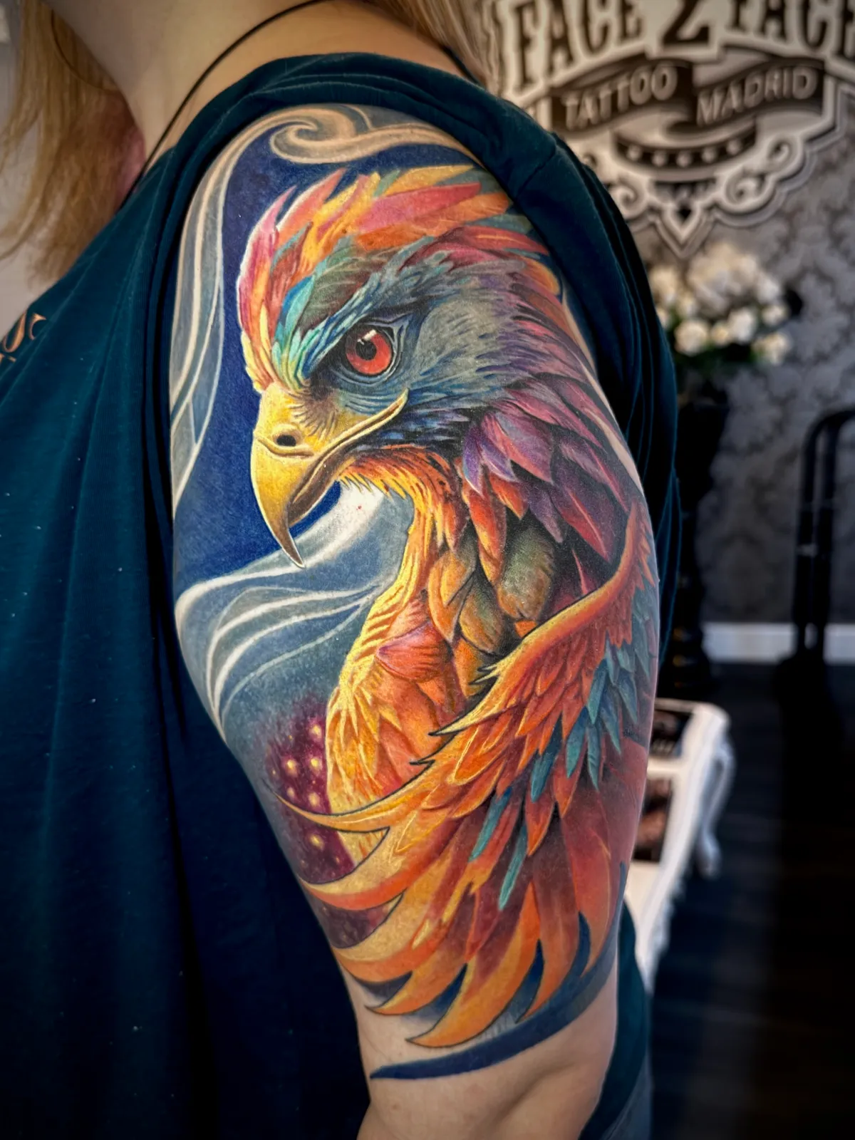 Madrid portrait tattoo