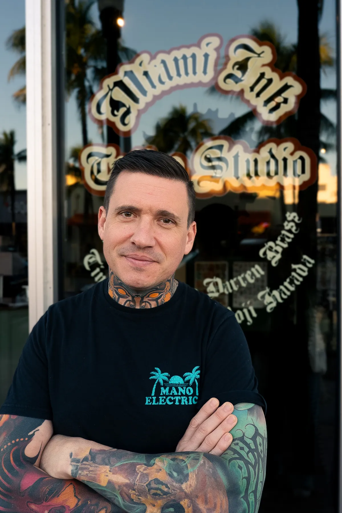 Miami tattoo artist Paul Michael Andras at Miami Ink